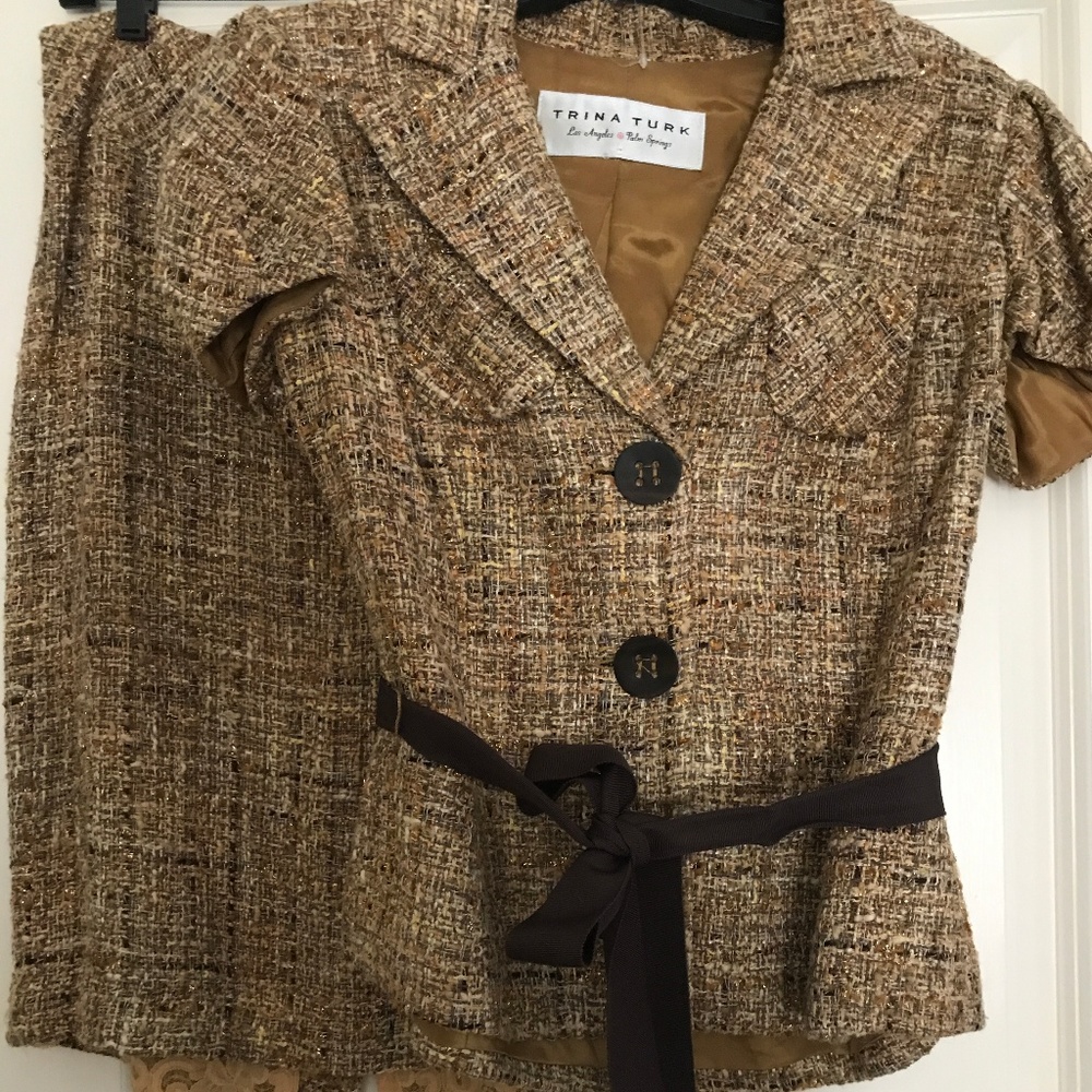 Trina Turk boucle  suit